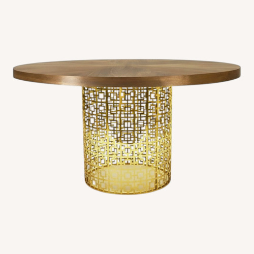 Used Jonathan Adler Wood Dining Table for sale on AptDeco