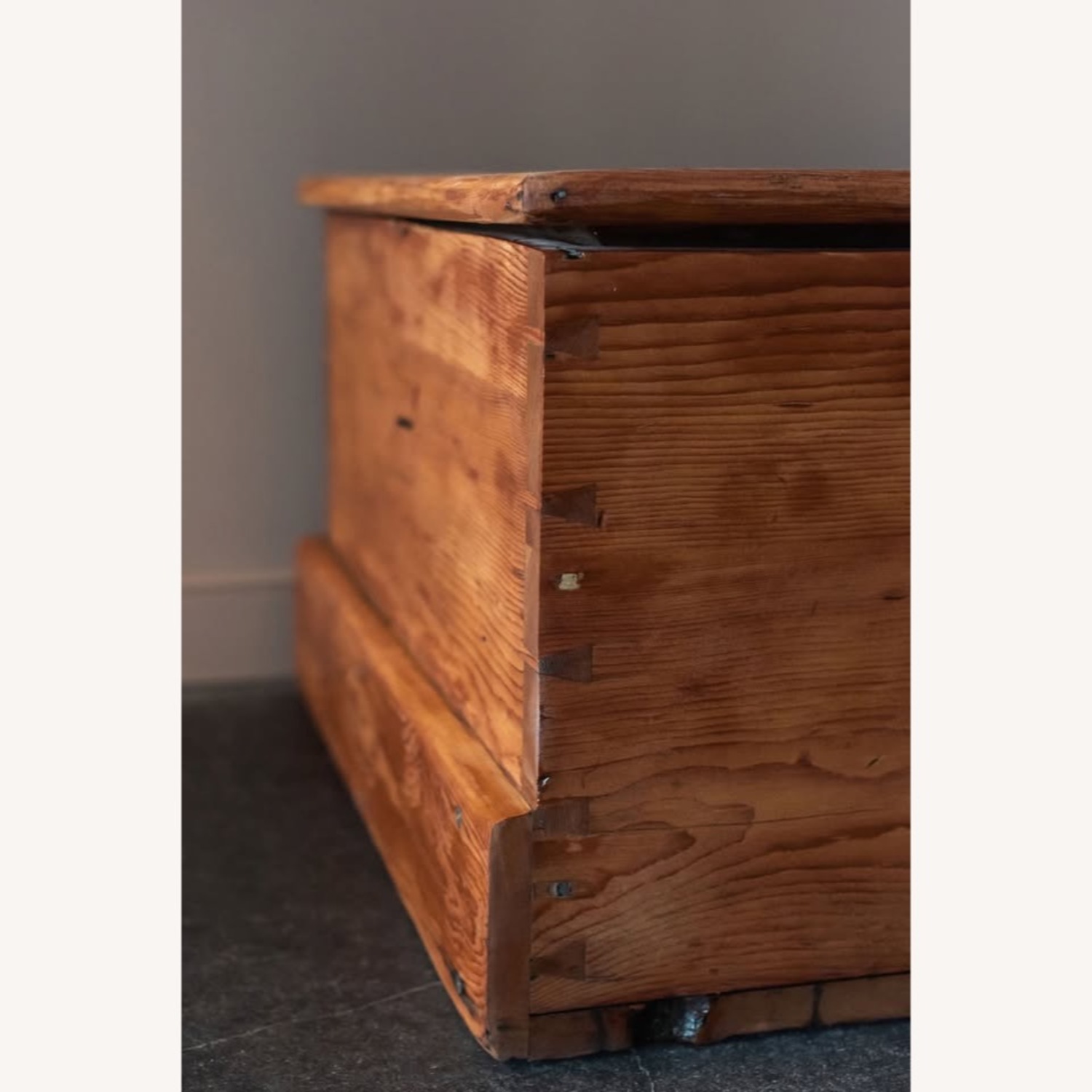 Vintage Wood Chest - image-2