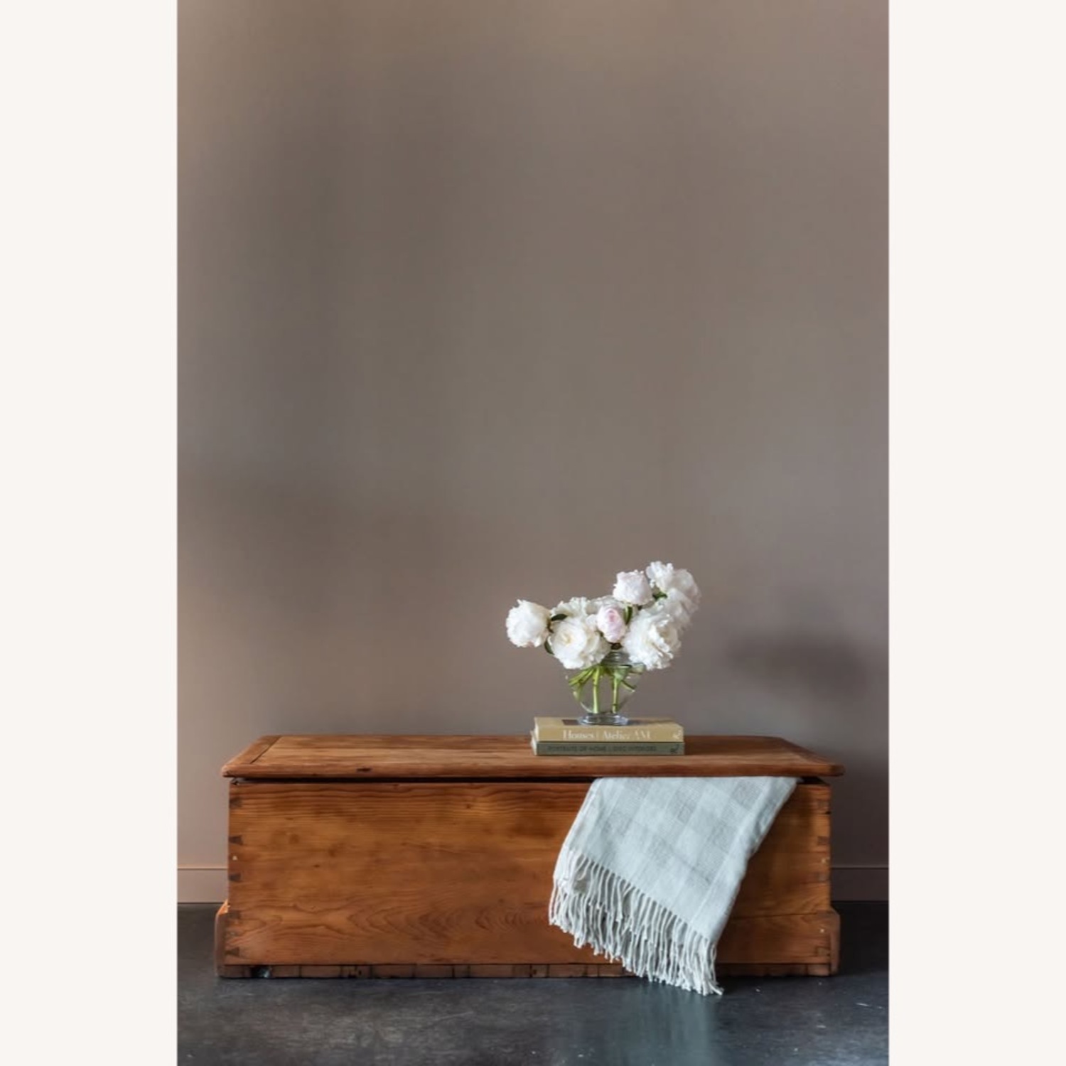 Vintage Wood Chest - image-3