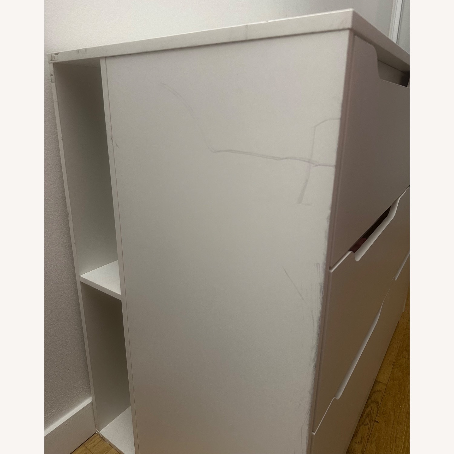 White Wood Dresser - image-9