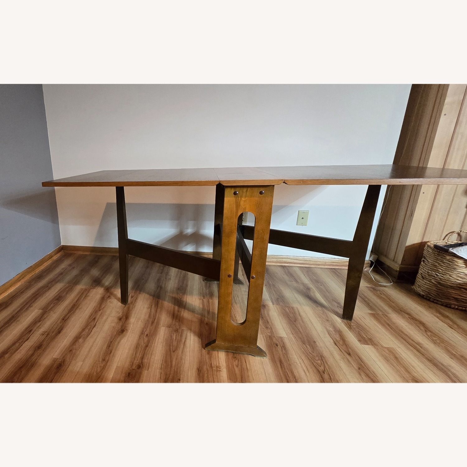 Mid Century Danish Rosewood Gate Leg Dining Table - image-2