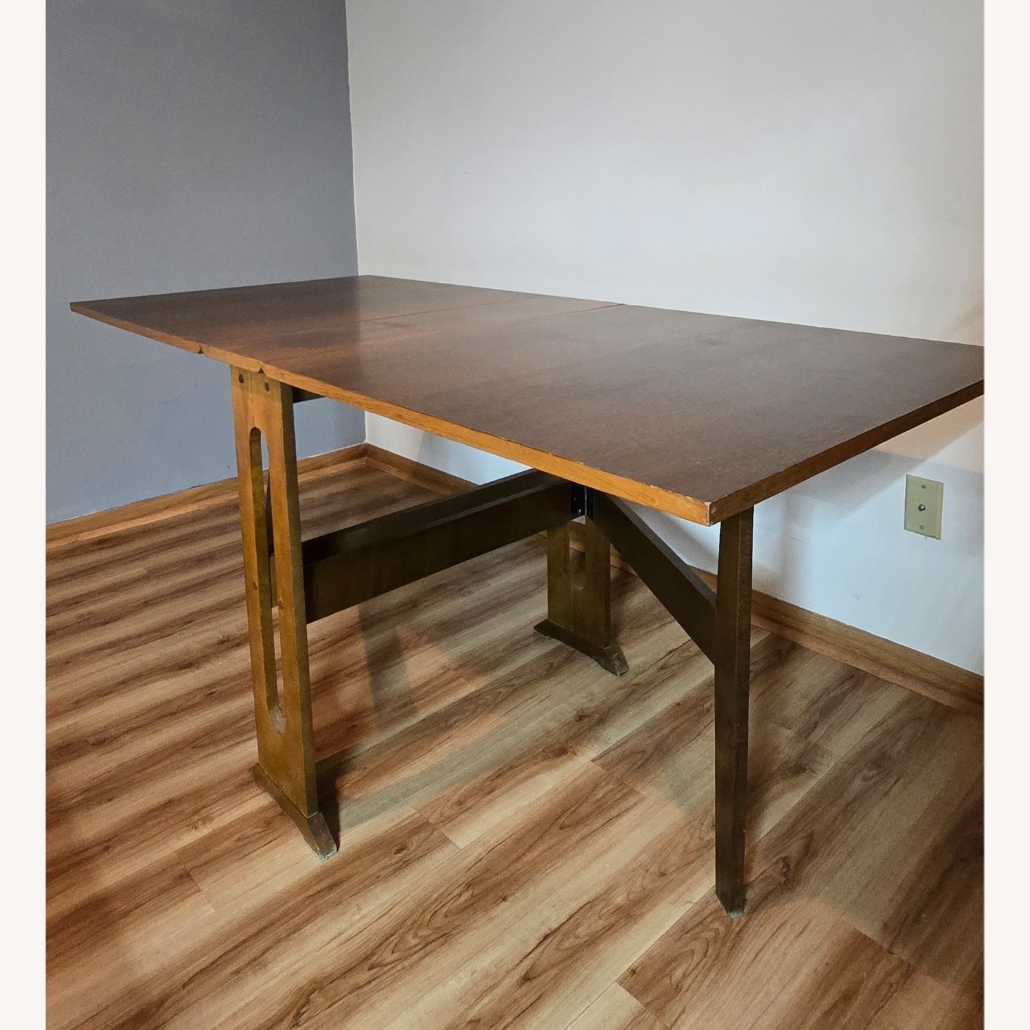 Mid Century Danish Rosewood Gate Leg Dining Table - image-4