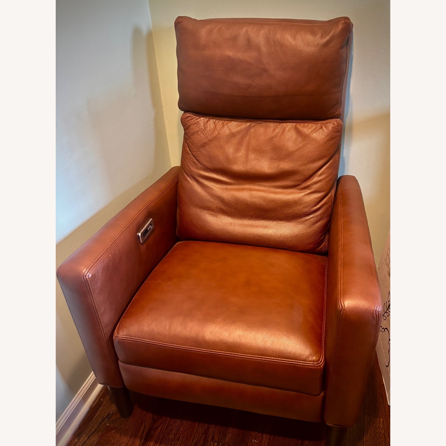 Arlo Leather Reclining Chair - image-1
