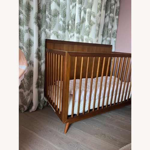 Used West Elm Kids Mid-Century 4-in-1 Convertible Crib for sale on AptDeco