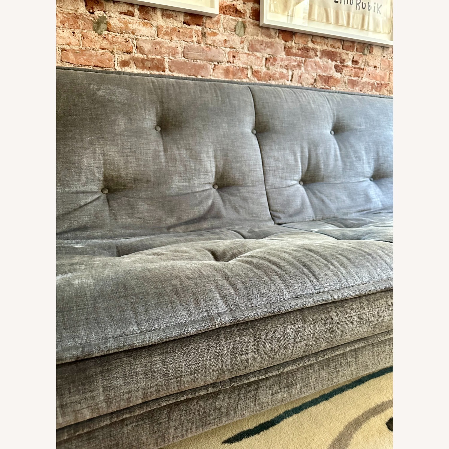 Ligne Roset Dark Gray Fabric Sleeper Sofa - image-6