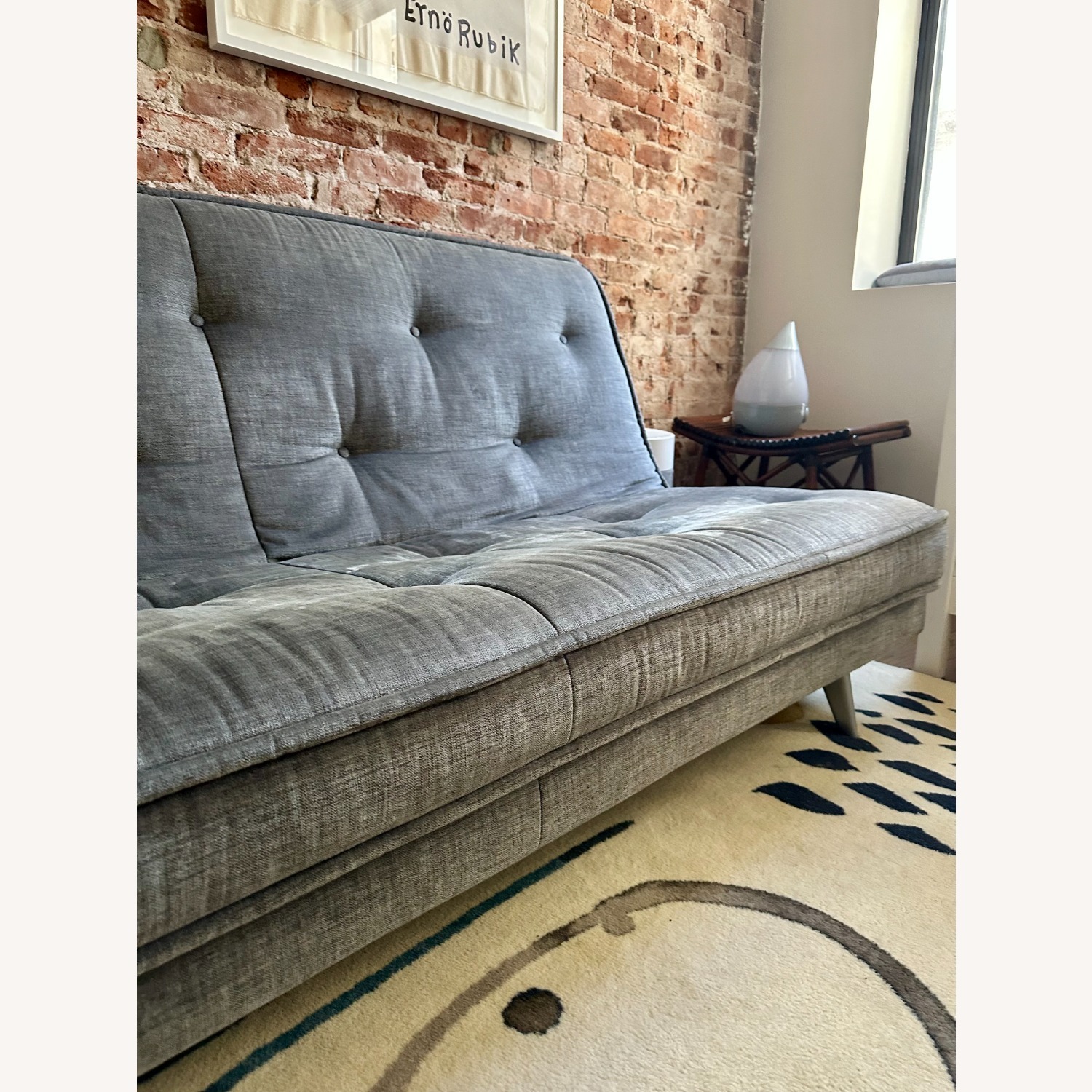 Ligne Roset Dark Gray Fabric Sleeper Sofa - image-8