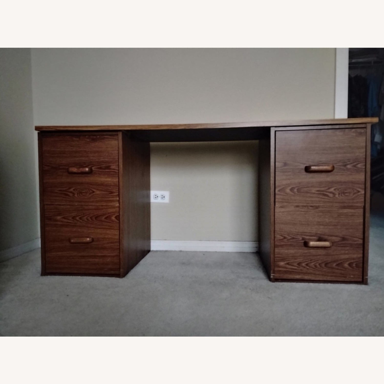 Light Brown Wood Chest - image-10
