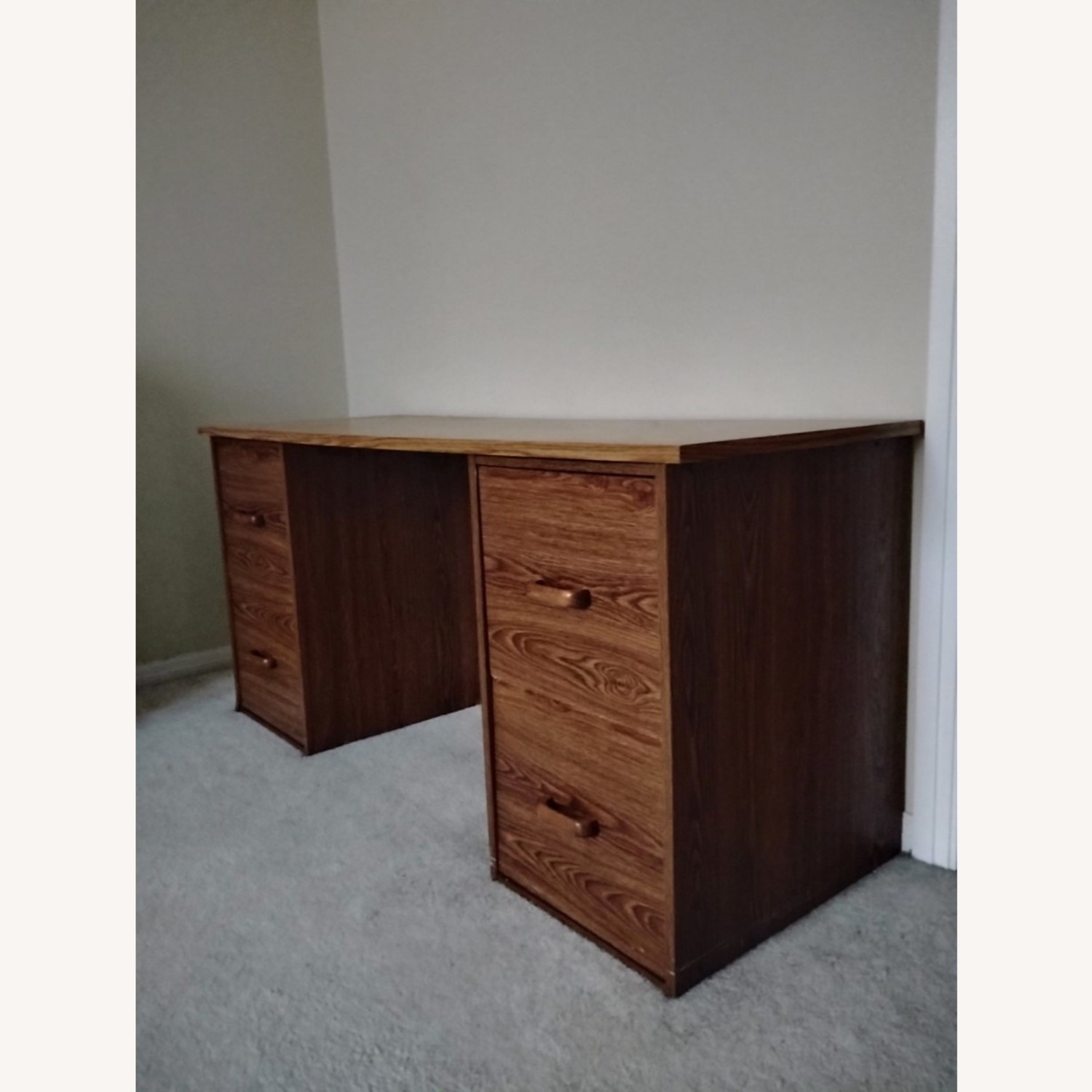 Light Brown Wood Chest - image-4