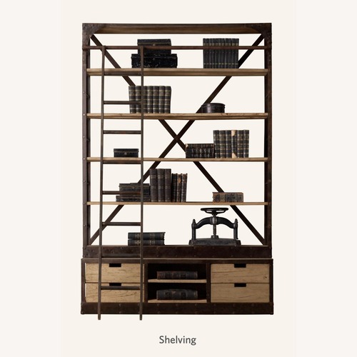 Used 1950s Dutch Shipyard Triple Shelving for sale on AptDeco