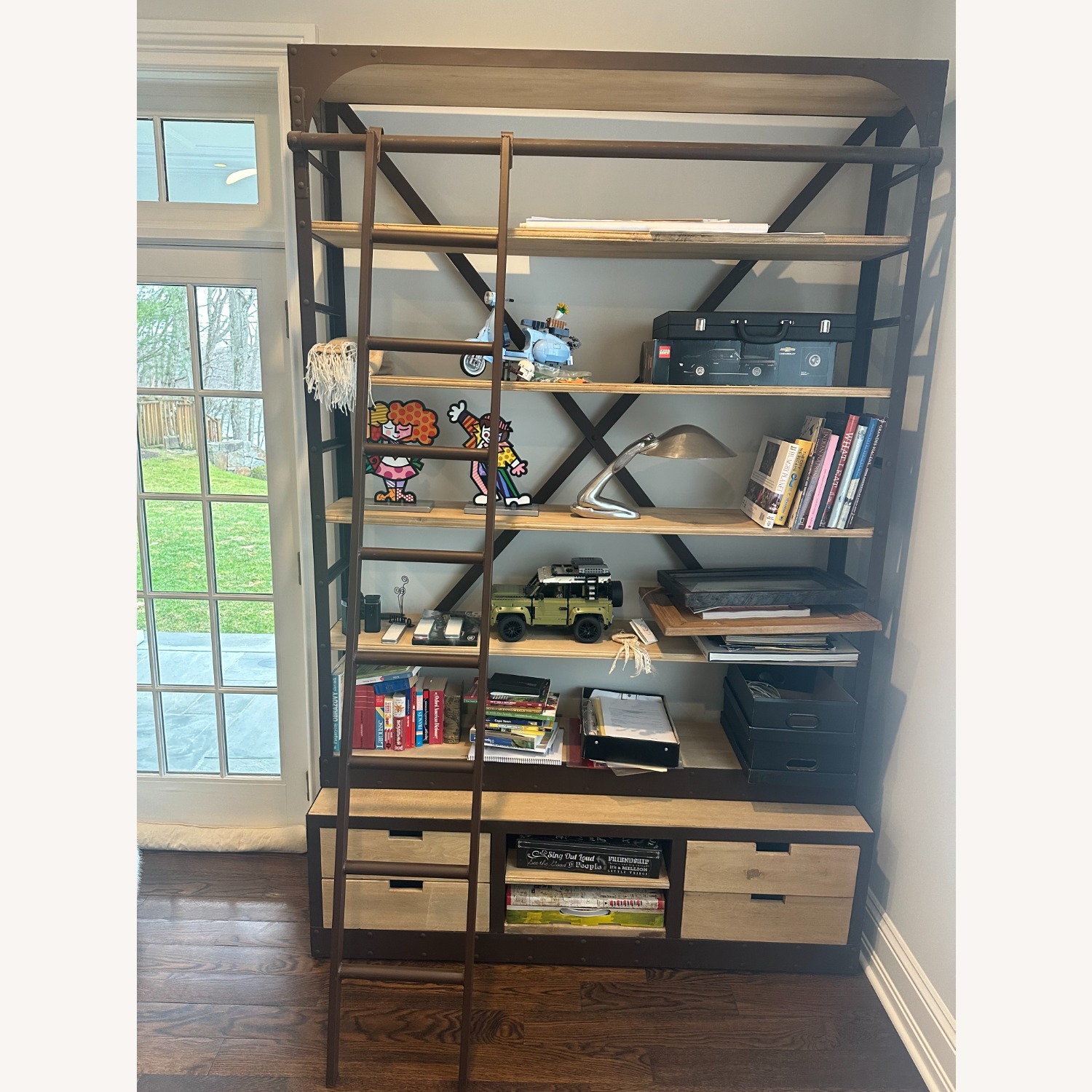 1950s Dutch Shipyard Triple Shelving - image-2