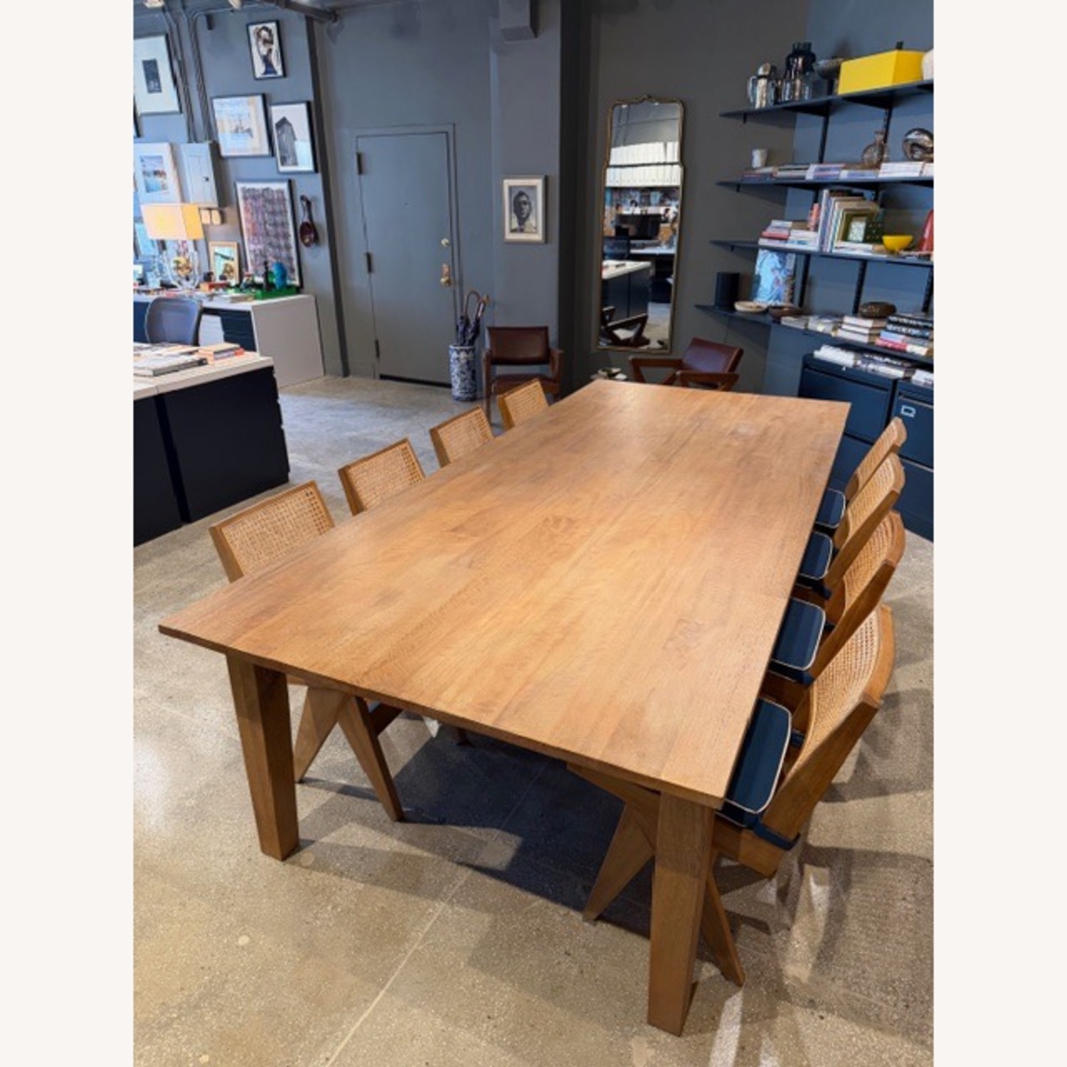 Crate & Barrel 104” Basque Dining Table - image-1