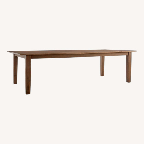Used Crate & Barrel 104” Basque Dining Table for sale on AptDeco