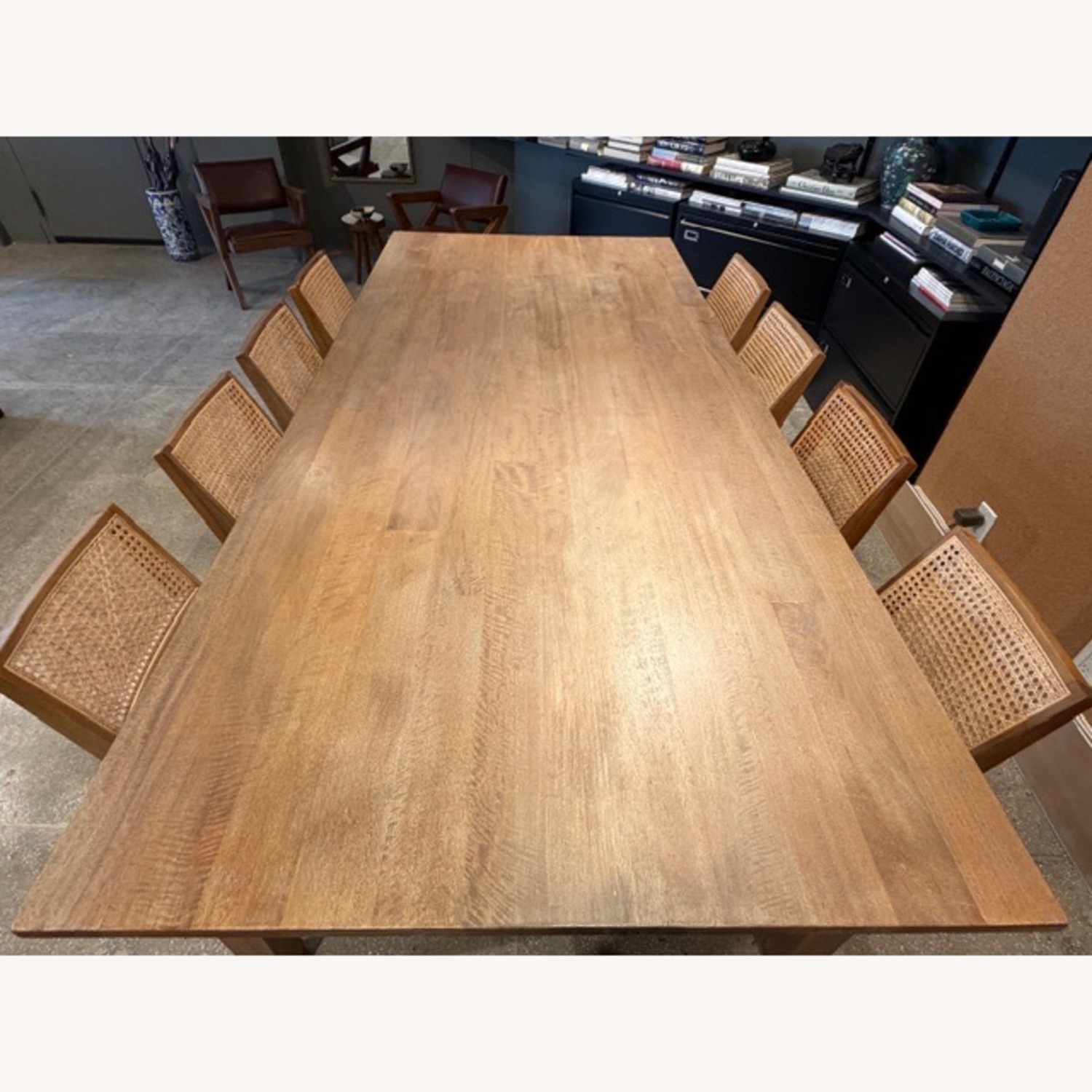 Crate & Barrel 104” Basque Dining Table - image-4