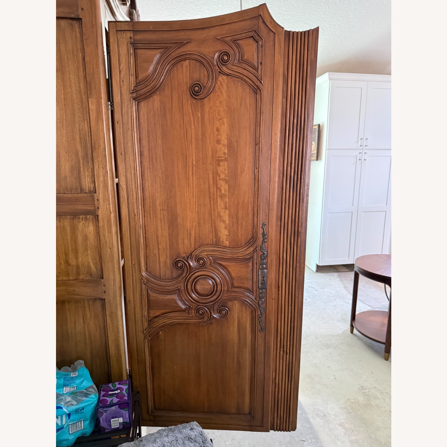 Solid Wood Antique Inspired Armoire - image-4