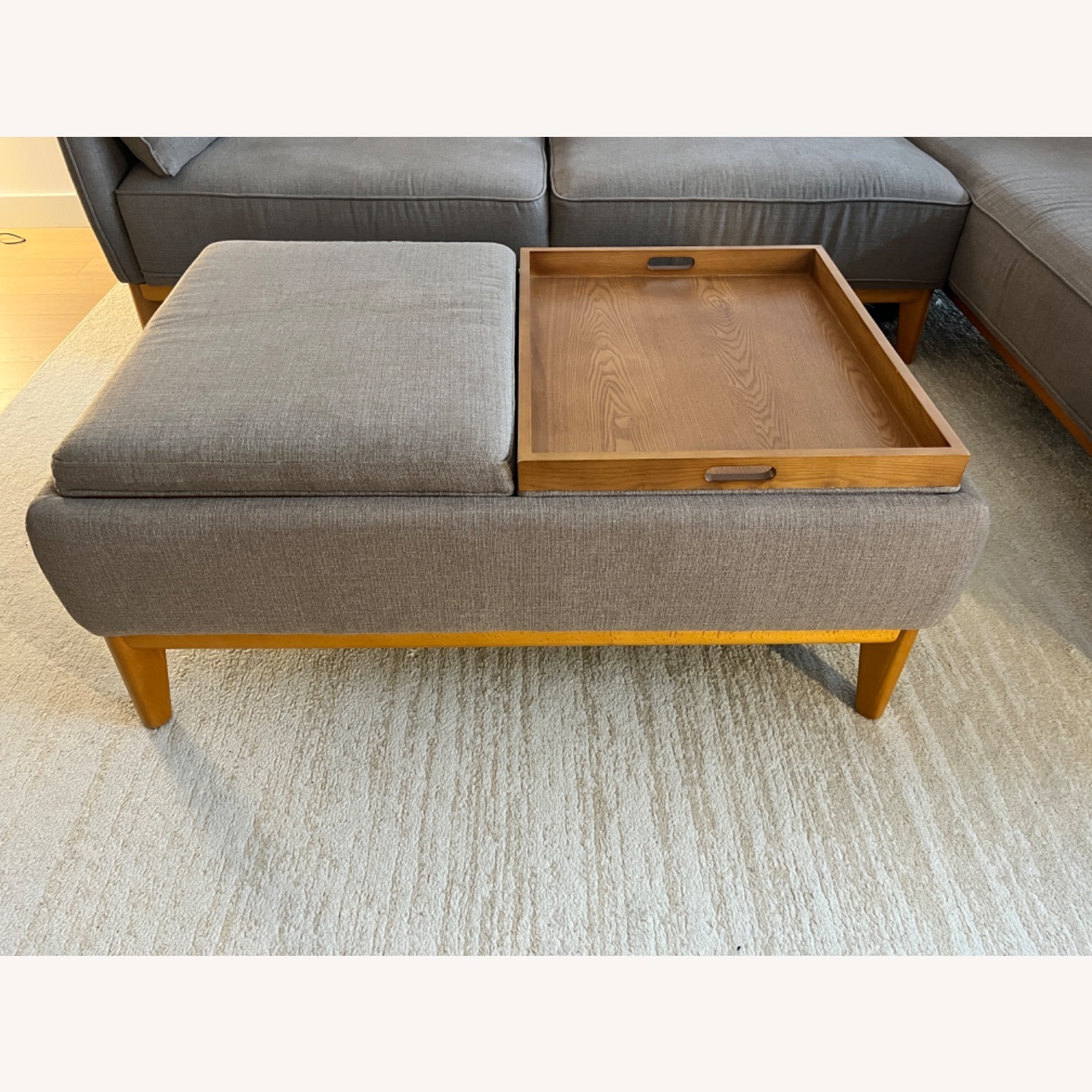 Macy’s Jollene Sofa with Futon - image-3