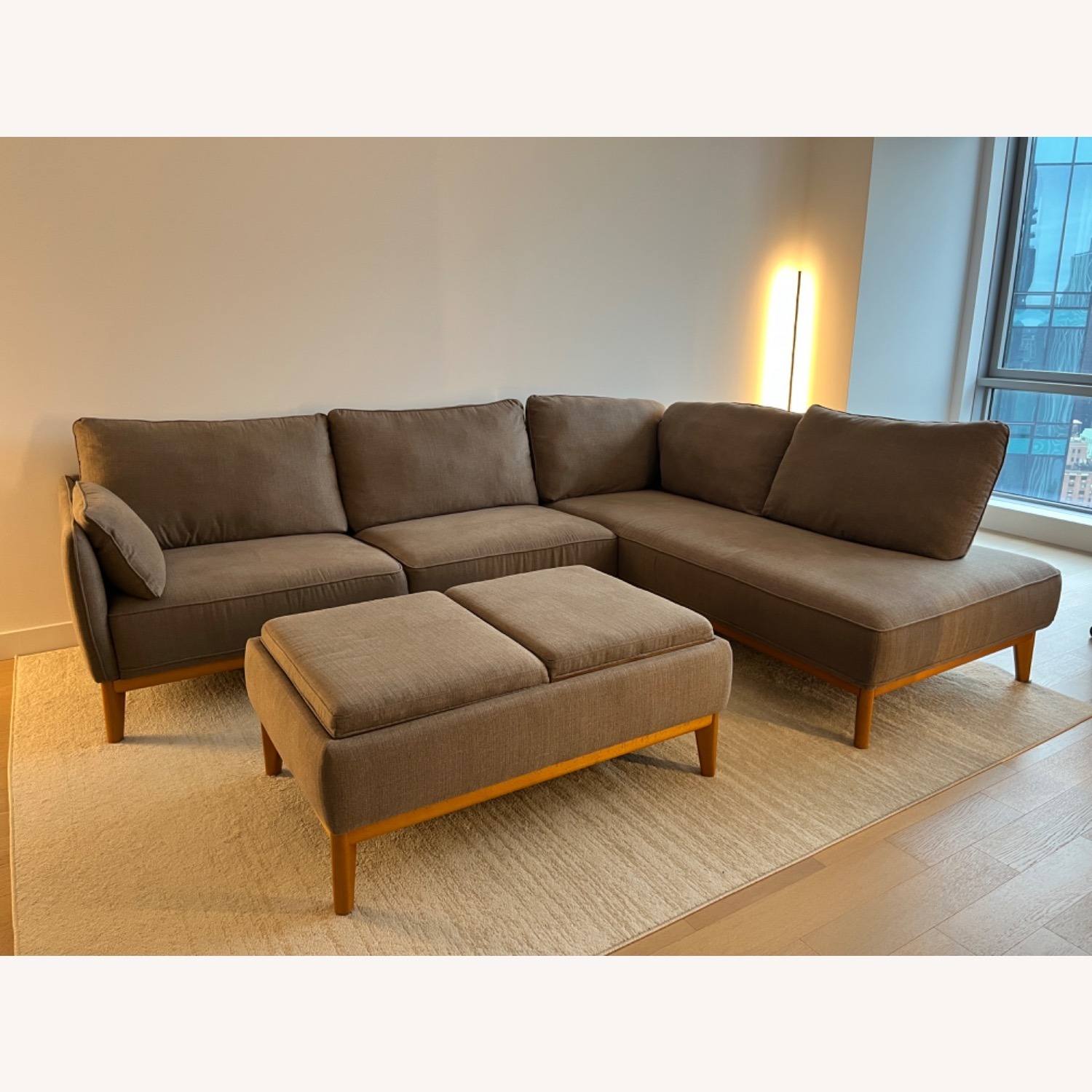Macy’s Jollene Sofa with Futon - image-1