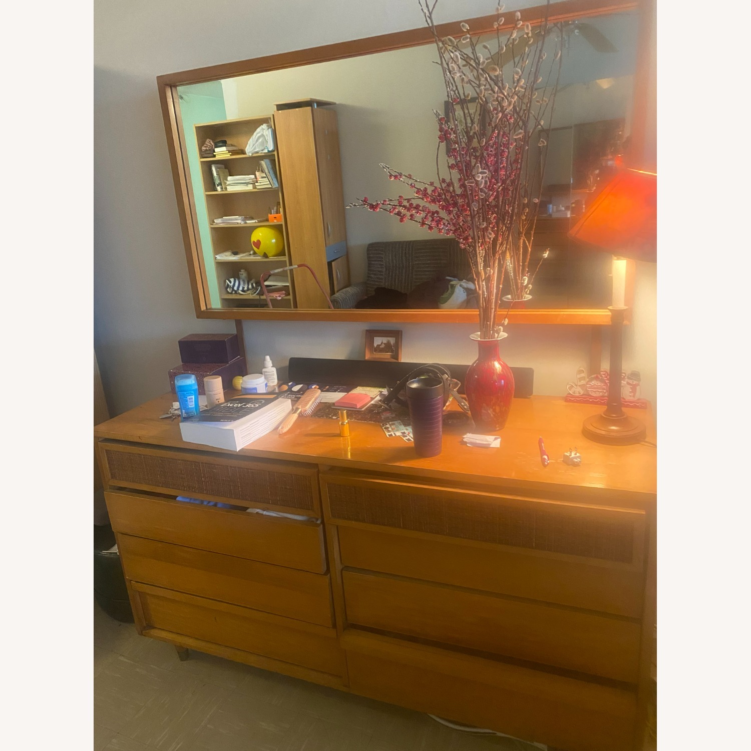 Vintage Dresser With a Mirror - image-2