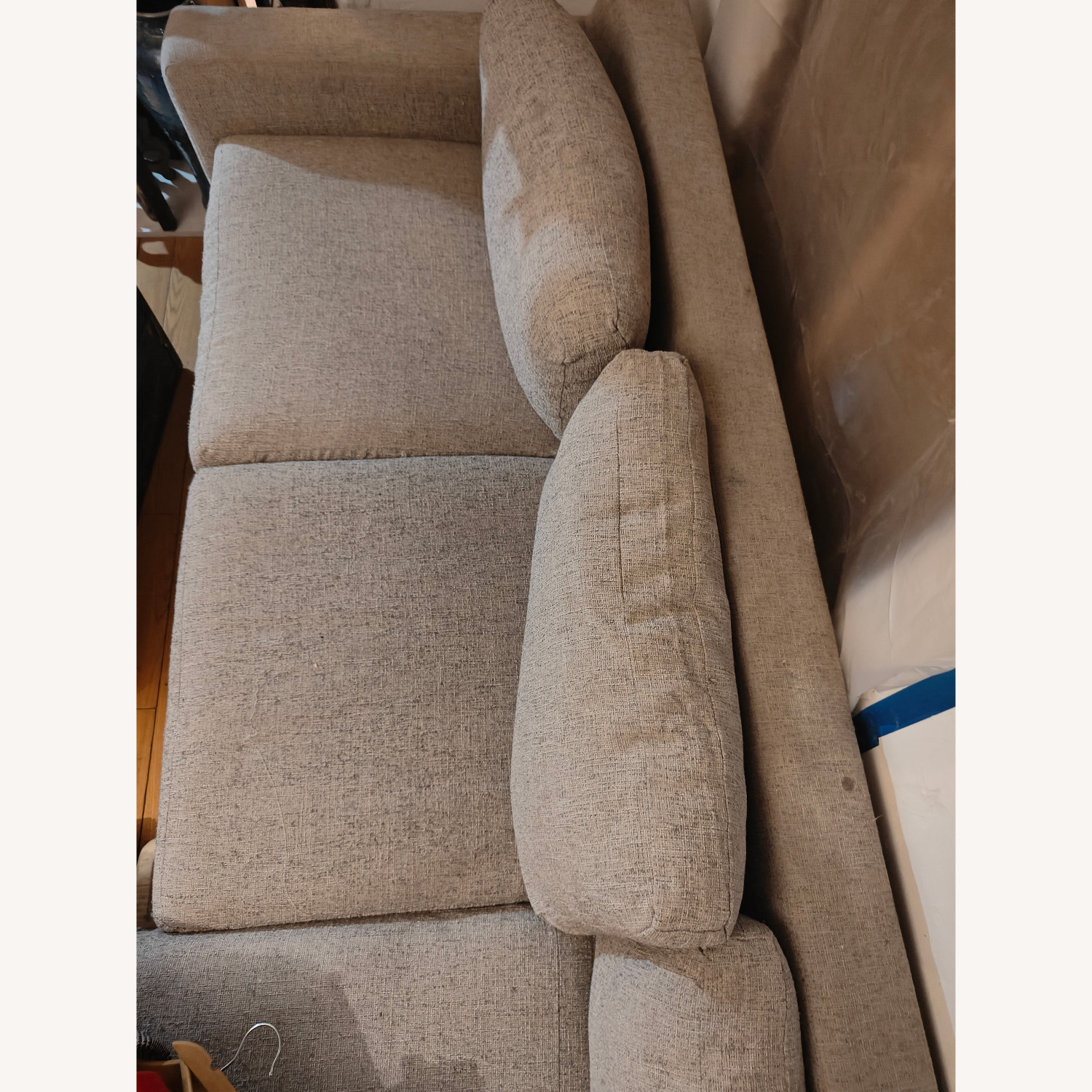 West Elm Eddy Light Gray 2 Piece Sectional - image-4