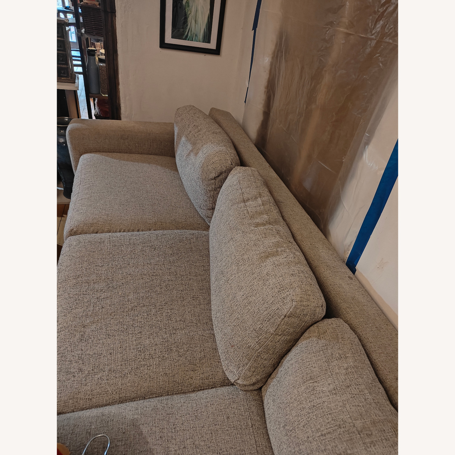 West Elm Eddy Light Gray 2 Piece Sectional - image-3