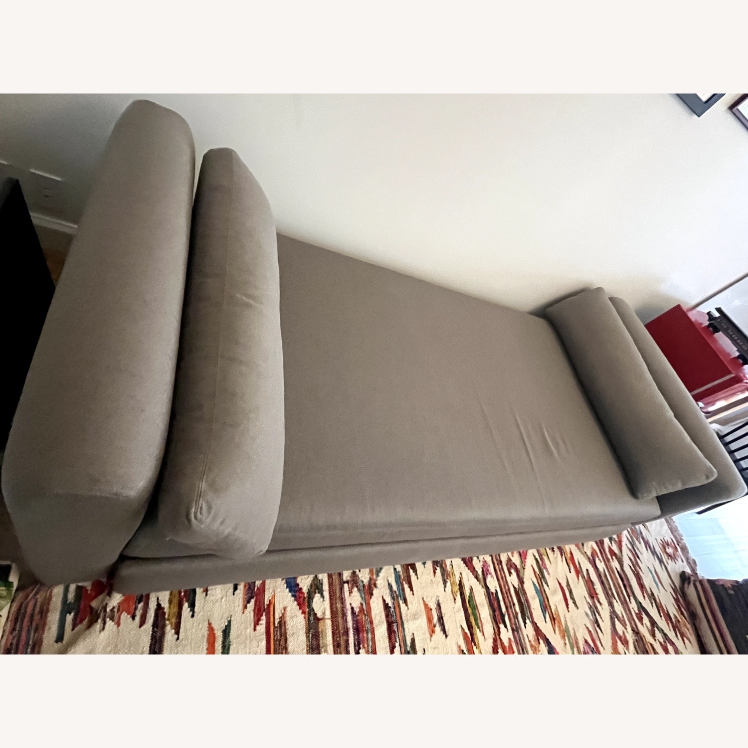 Room & Board Gray Fabric Chaise Lounge - image-3