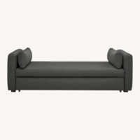 Room & Board Gray Fabric Chaise Lounge