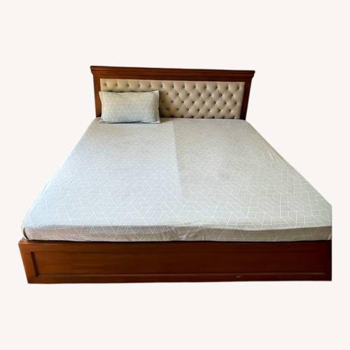 Used Taylor Made Custom Furniture Dark Brown Full Bed for sale on AptDeco