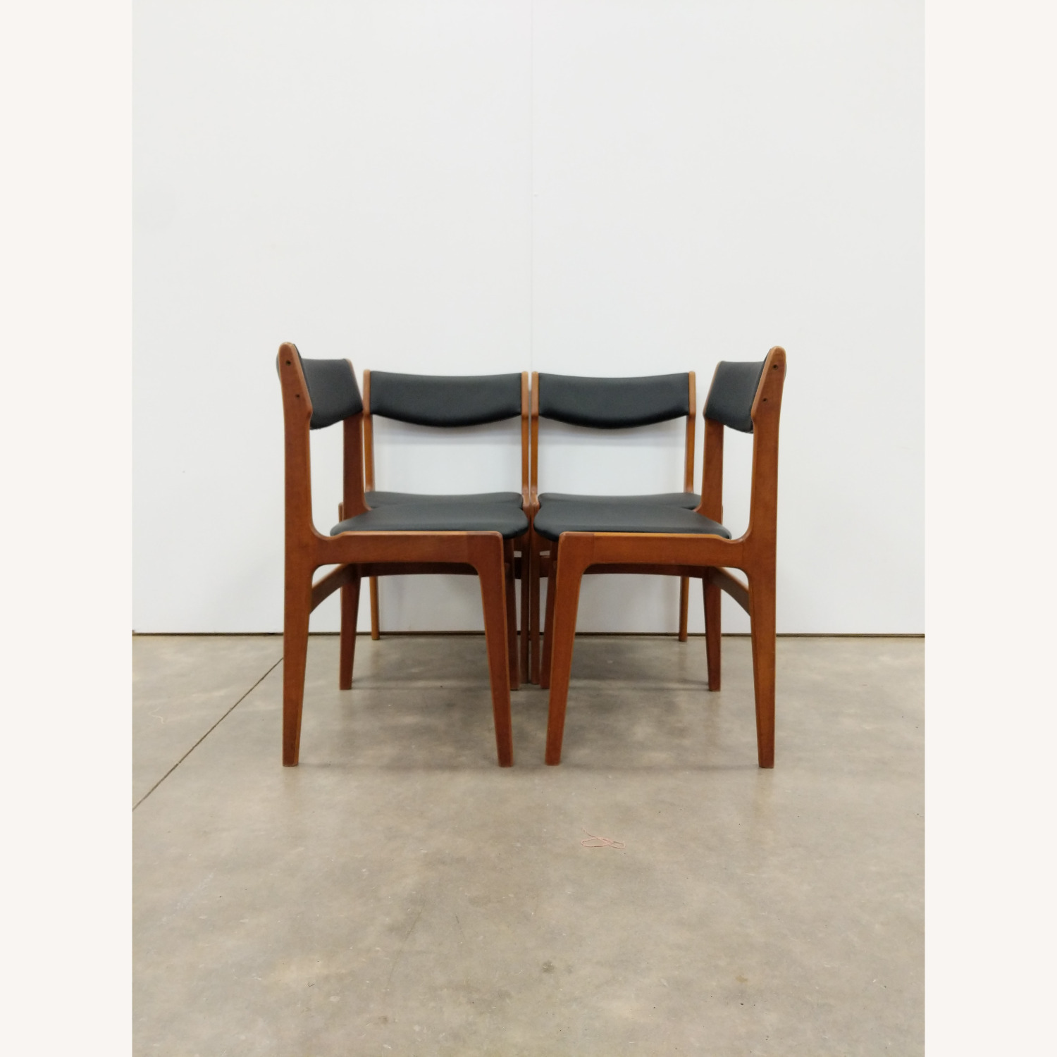 4 Vintage Danish Modern Dining Chairs by Erik Buch - image-2