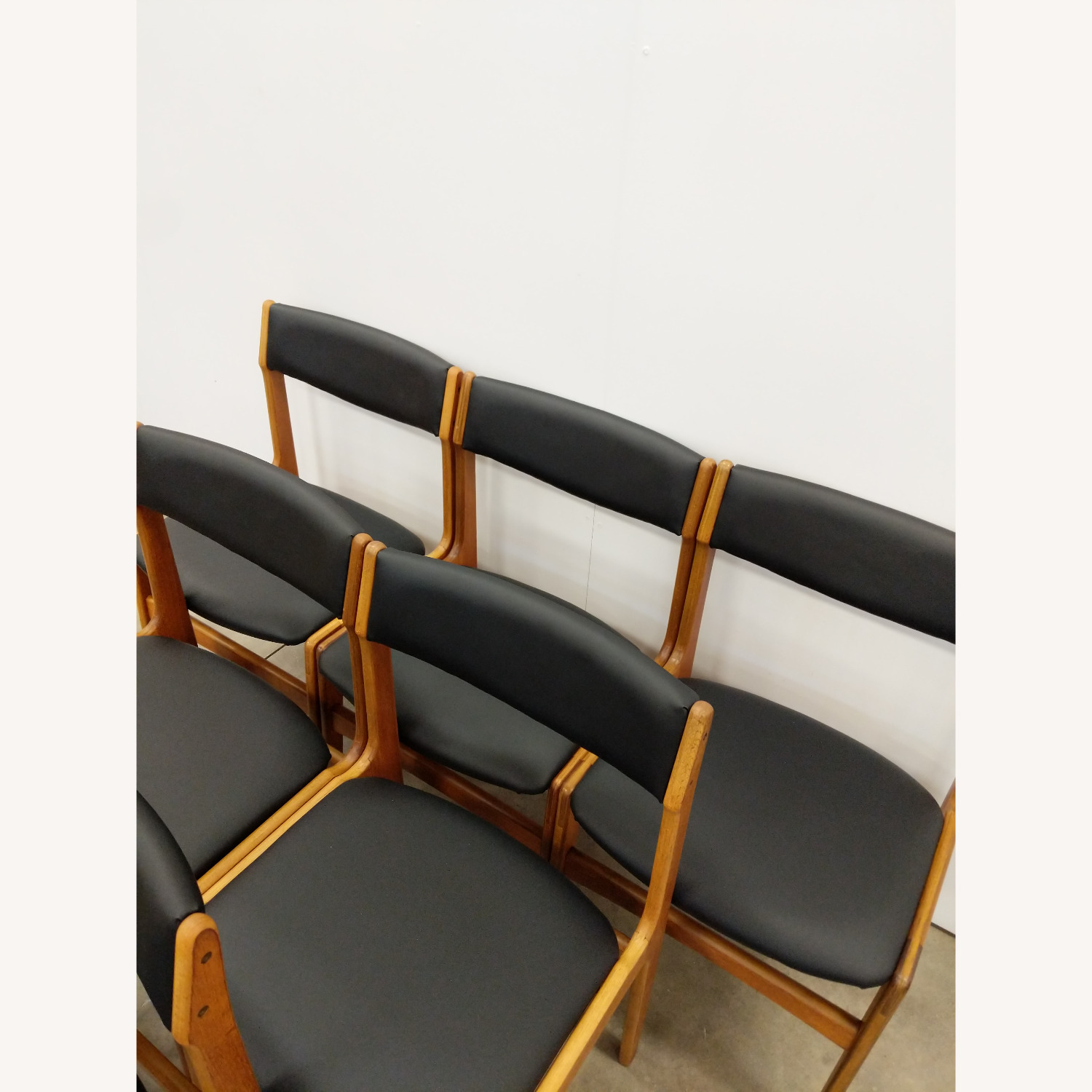 6 Vintage Danish Modern Dining Chairs by Erik Buch - image-7