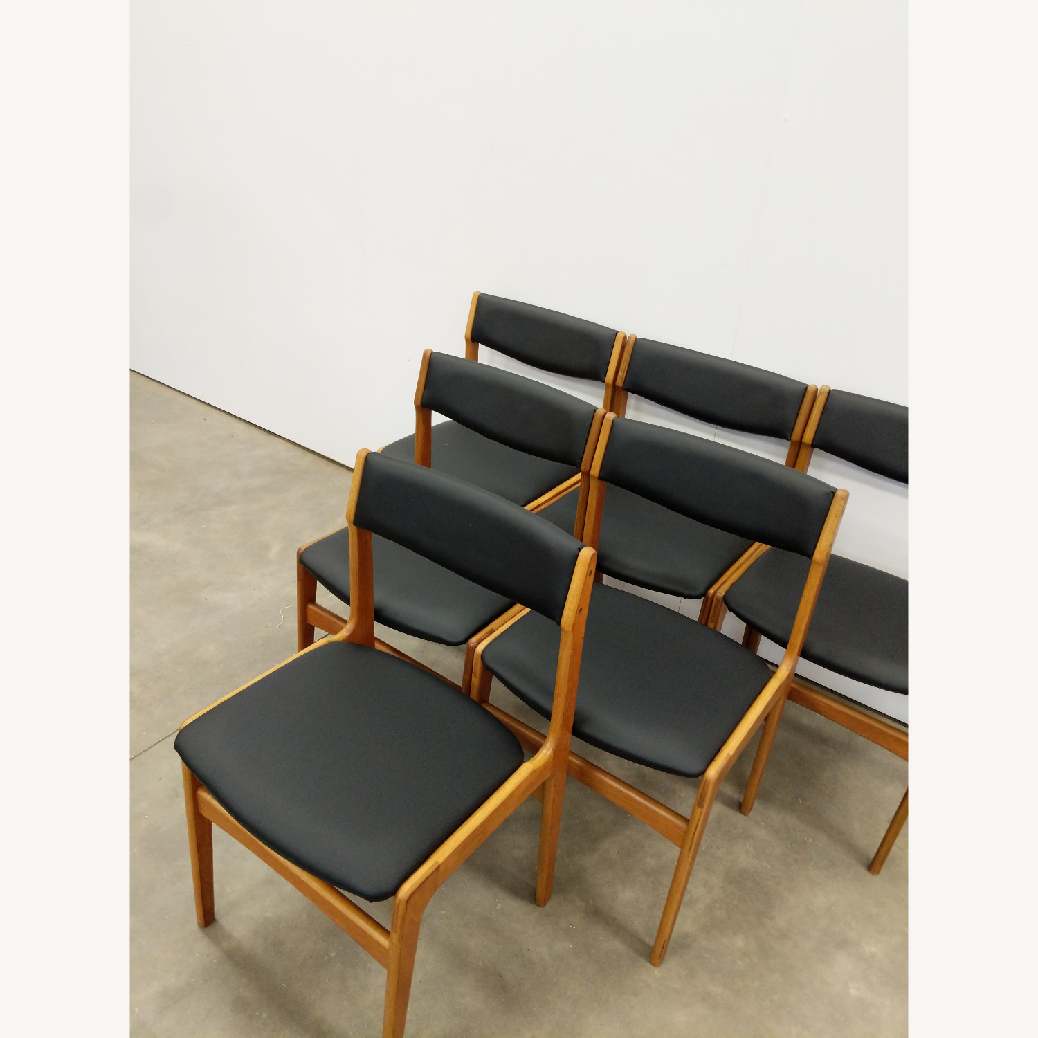 6 Vintage Danish Modern Dining Chairs by Erik Buch - image-8