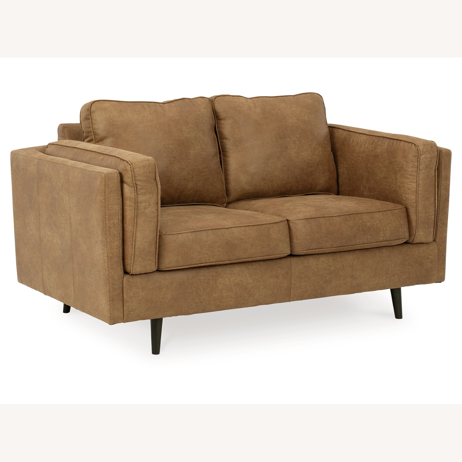 Ashley Furniture Carmel Leather Loveseat - image-5