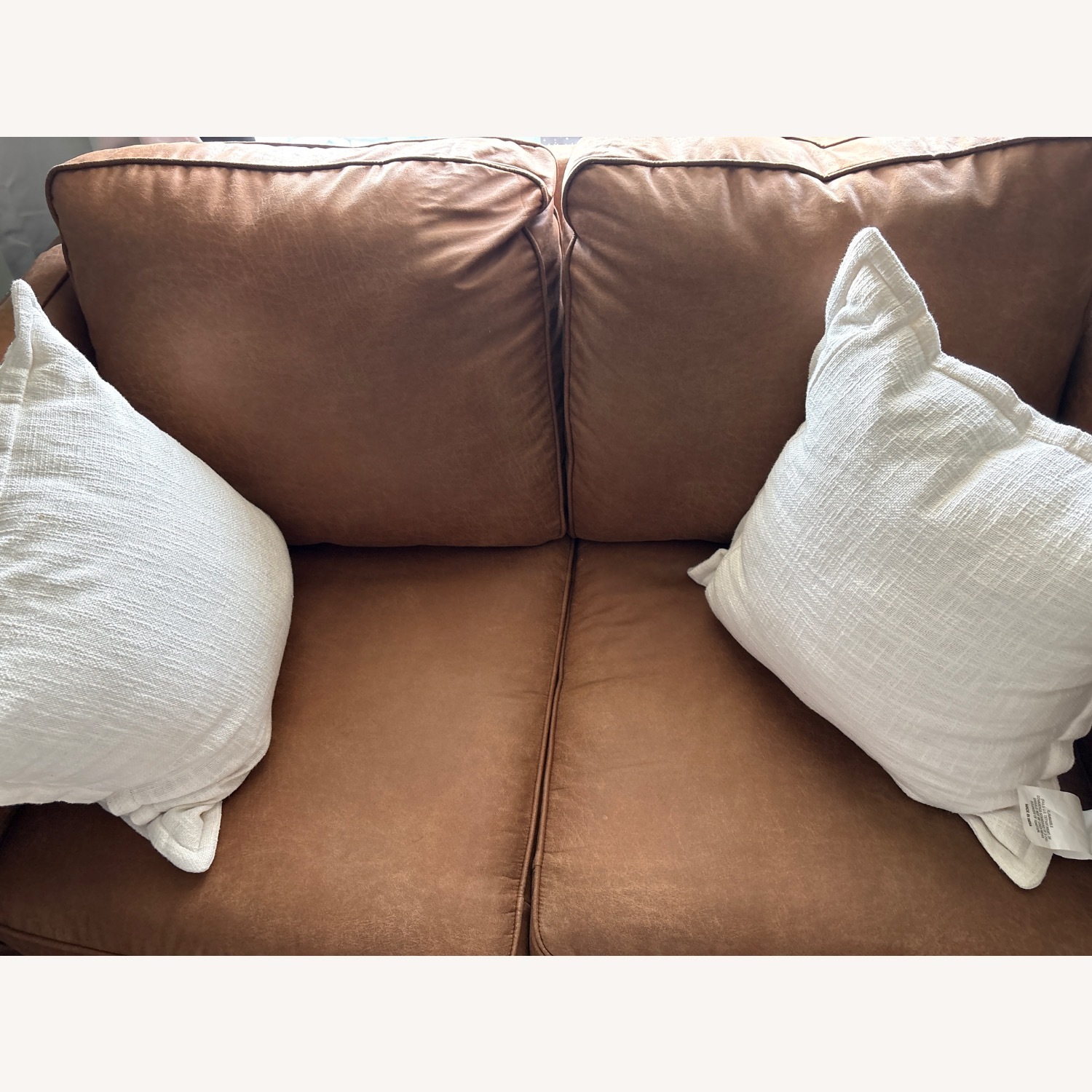 Ashley Furniture Carmel Leather Loveseat - image-4