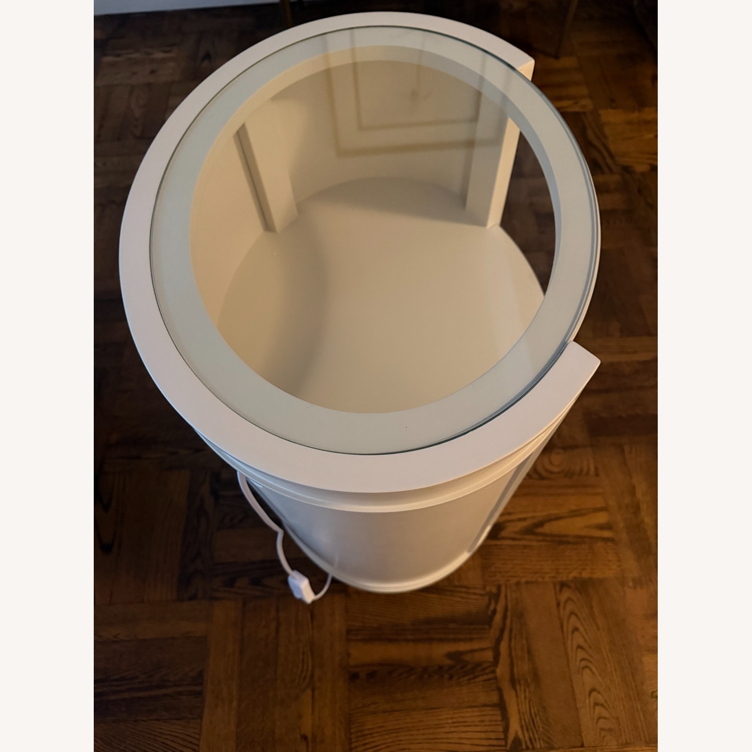 2-Drawer Nightstand with LED Light - image-5