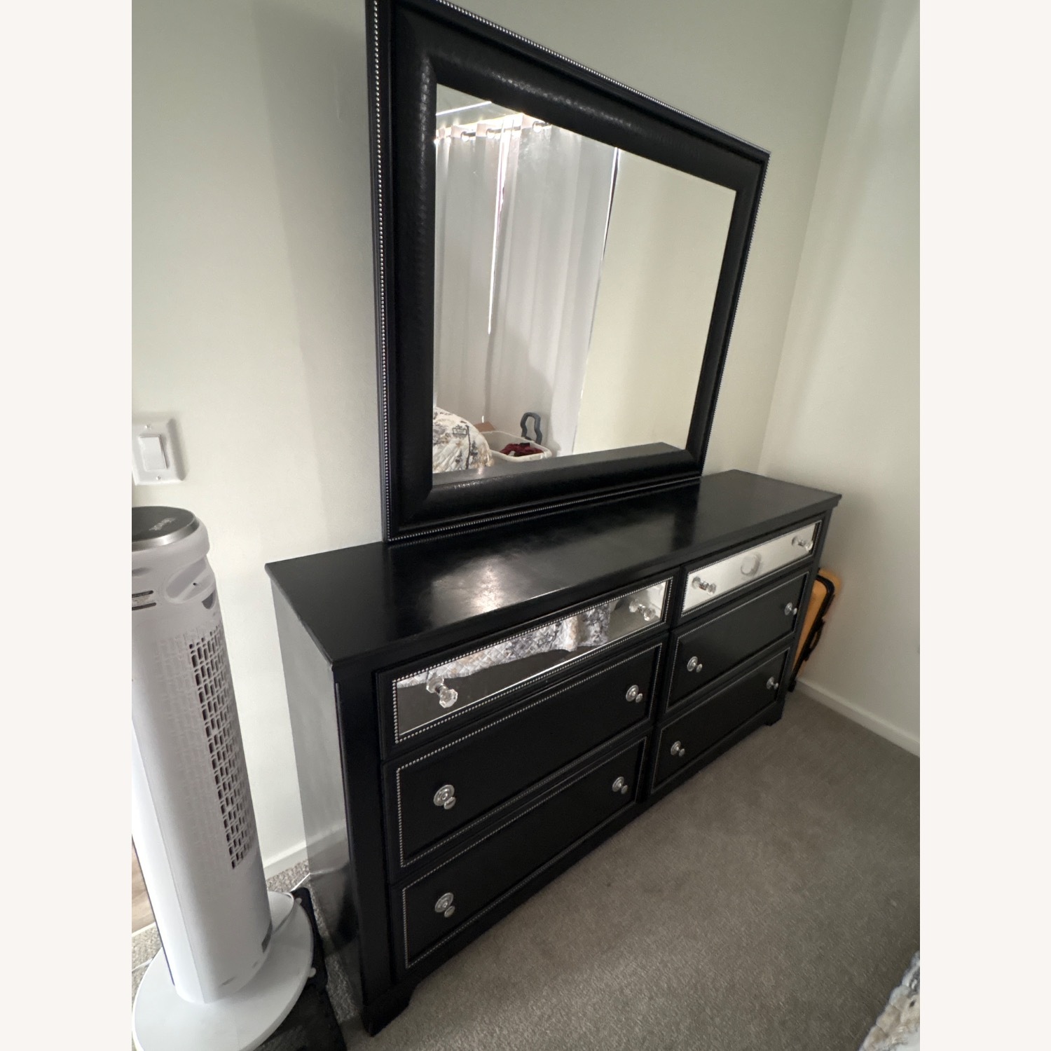Ashley Furniture Alamadyre Black Dresser - image-2