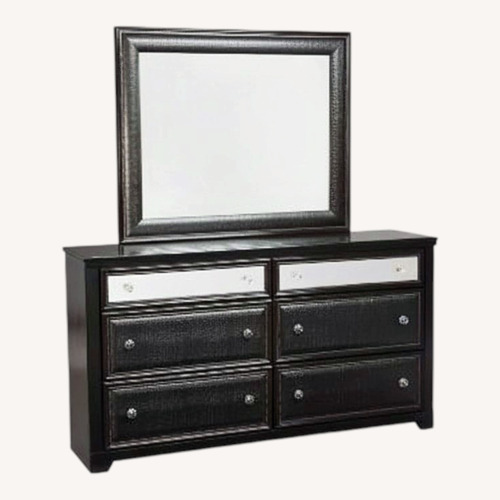 Used Ashley Furniture Alamadyre Black Dresser for sale on AptDeco