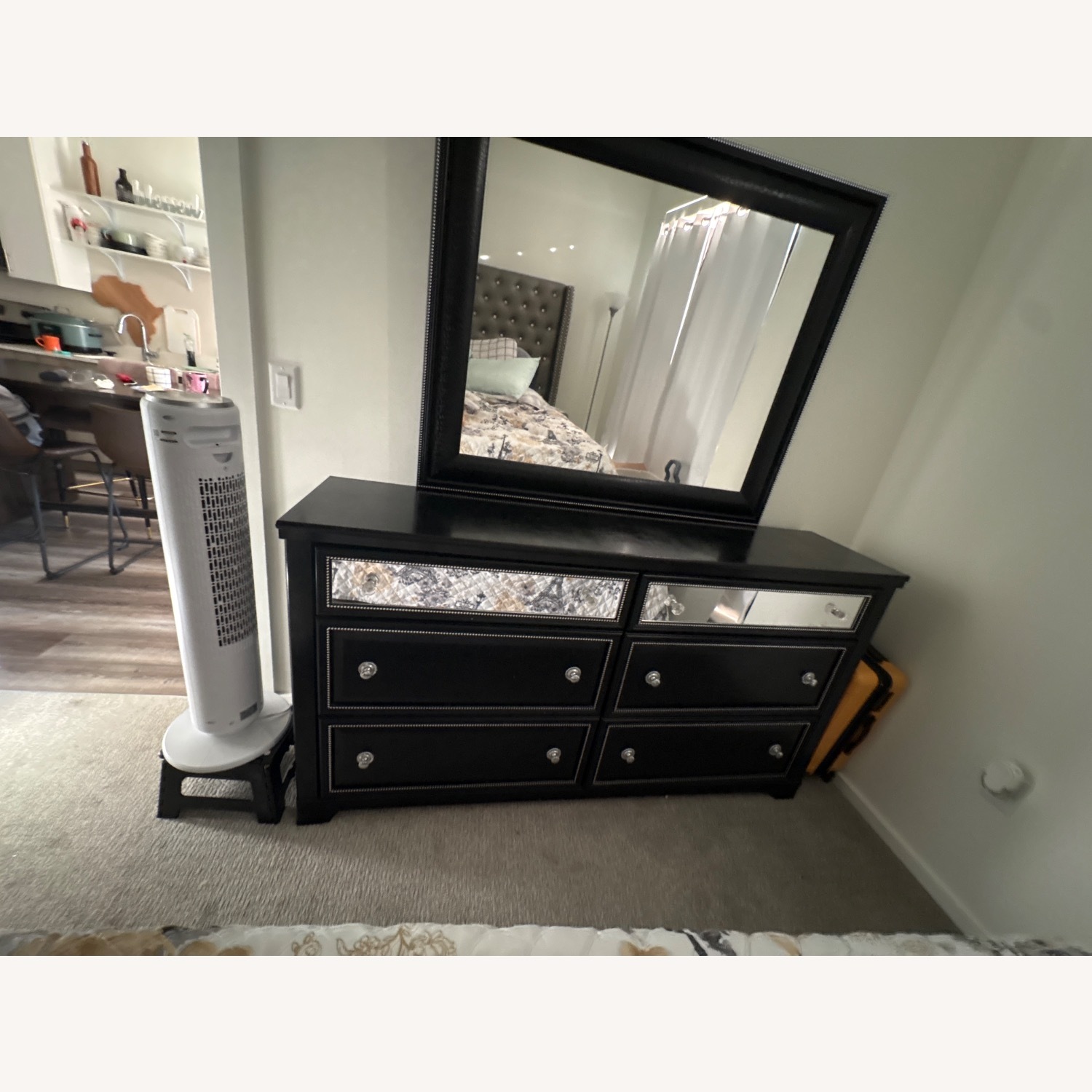 Ashley Furniture Alamadyre Black Dresser - image-1