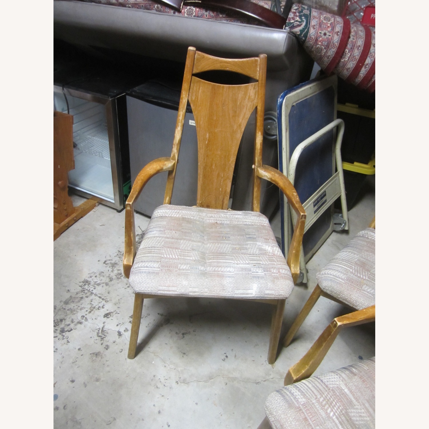 Vintage/Antique Finds Natural Wood Dining Chairs - image-7