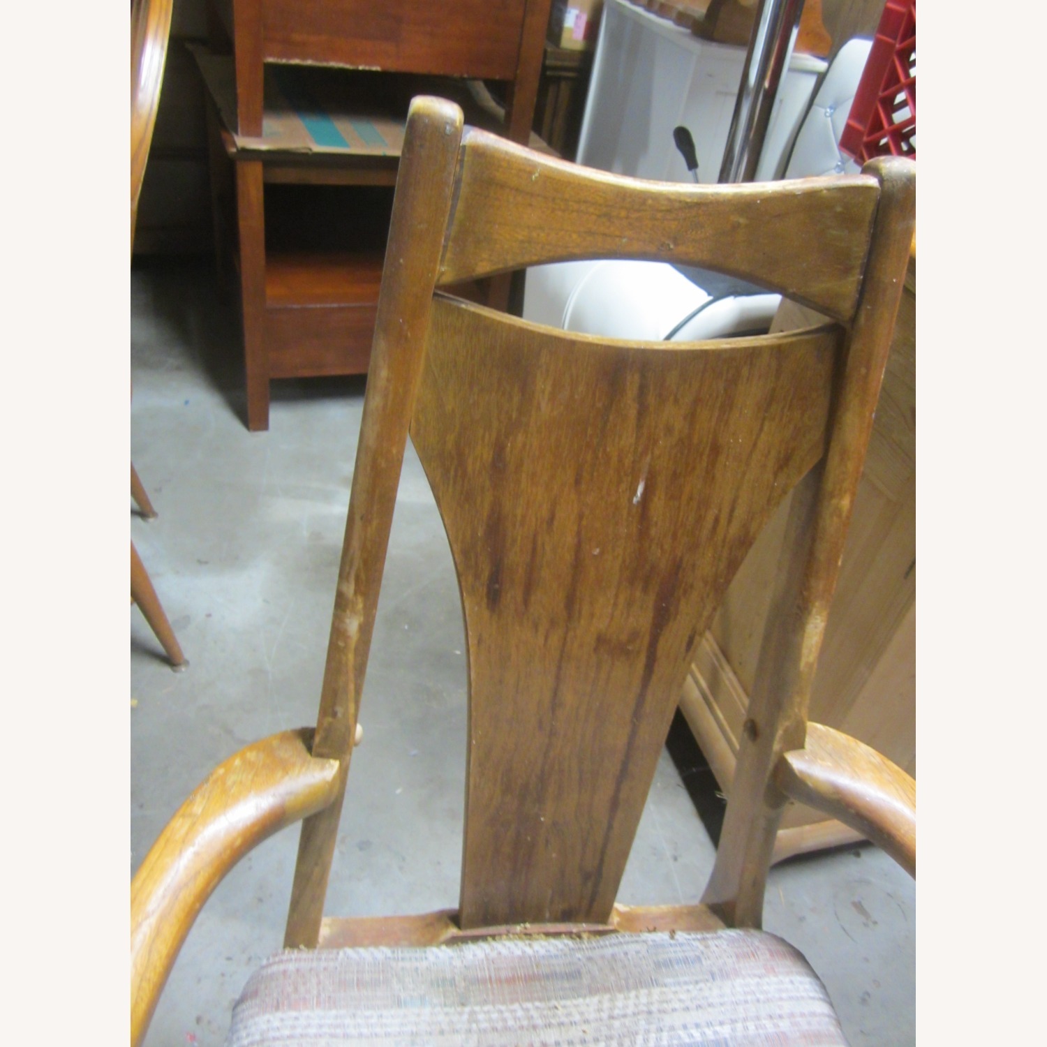 Vintage/Antique Finds Natural Wood Dining Chairs - image-9
