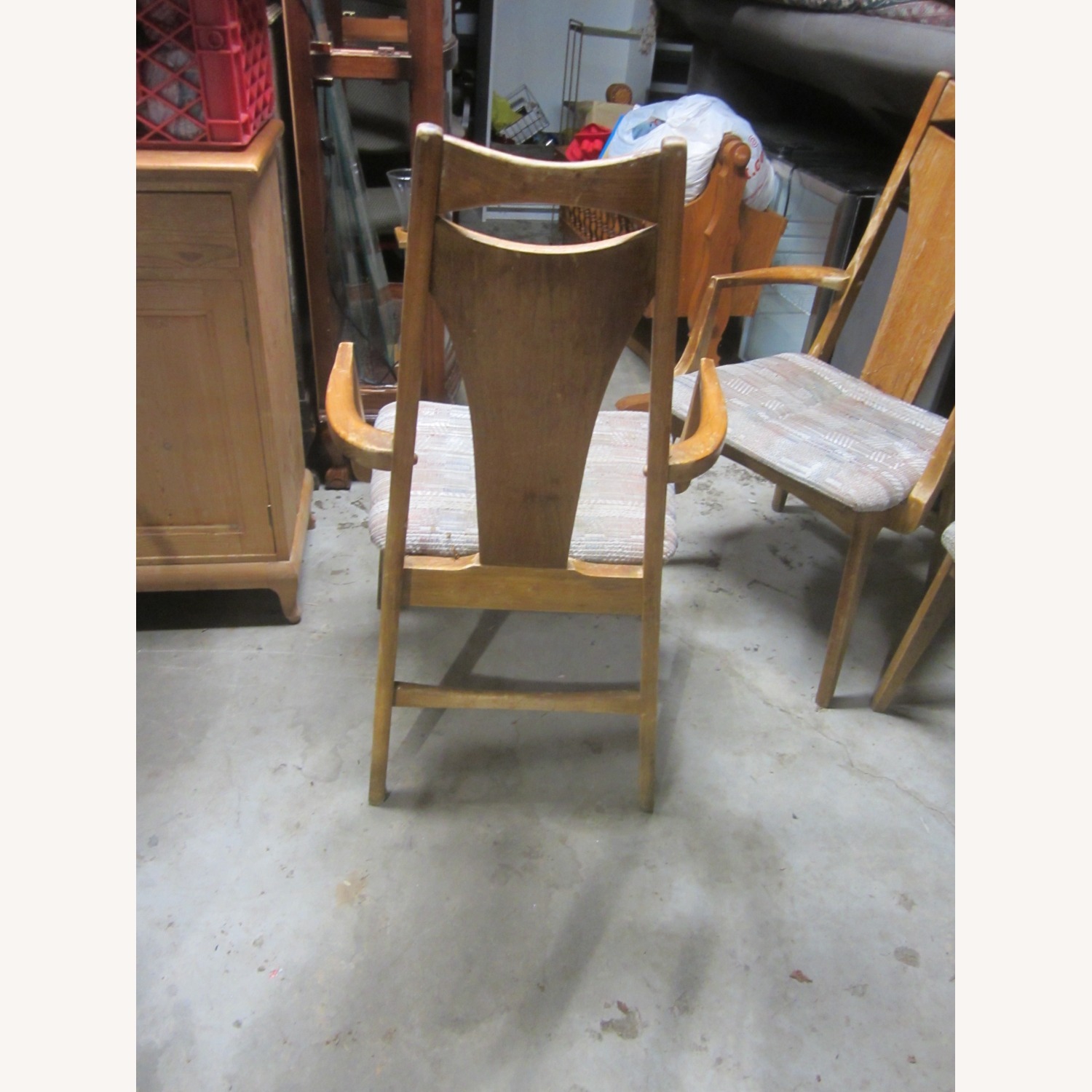 Vintage/Antique Finds Natural Wood Dining Chairs - image-5