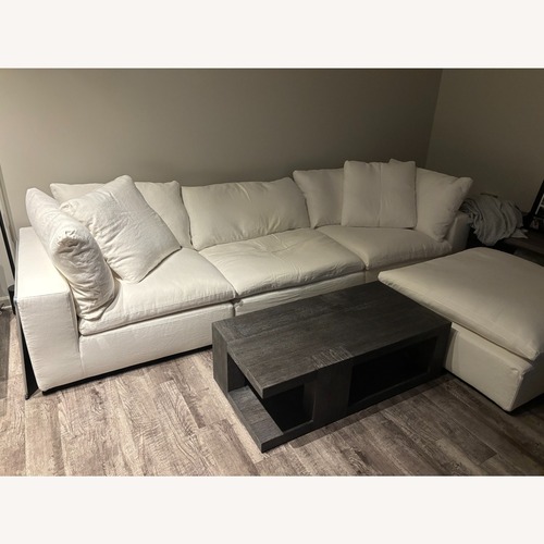Used Restoration Hardware White 3+ Piece Sectional for sale on AptDeco