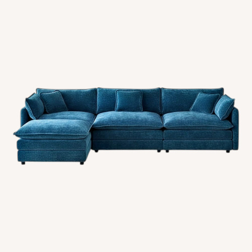 Used SoarFlash Chenille Sectional Sofa for sale on AptDeco