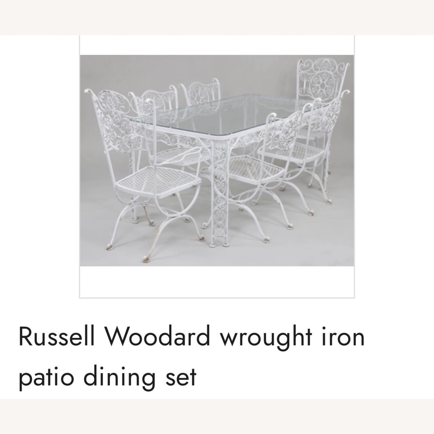 Vintage/Antique White Dining Sets - image-1