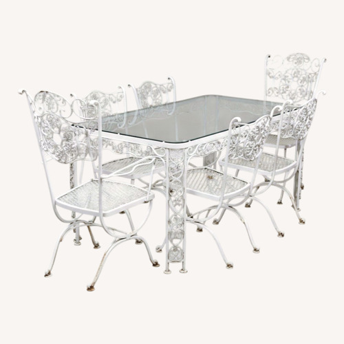Used Vintage/Antique White Dining Sets for sale on AptDeco