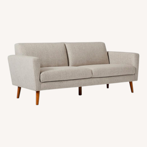 Used West Elm Oliver Sofa Twill, 2 Seater Sofa for sale on AptDeco