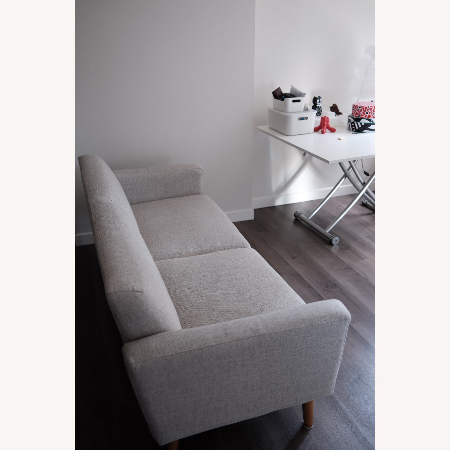 West Elm Oliver Sofa Twill, 2 Seater Sofa - image-7