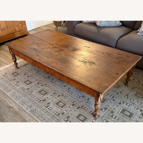 Used Large Wood Coffee Table for sale on AptDeco