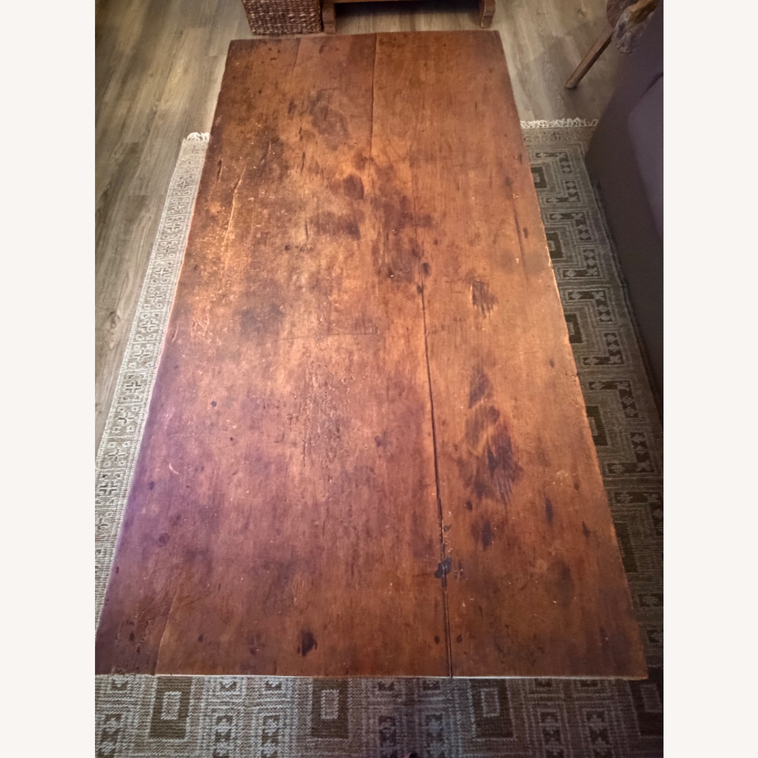 Large Wood Coffee Table - image-4