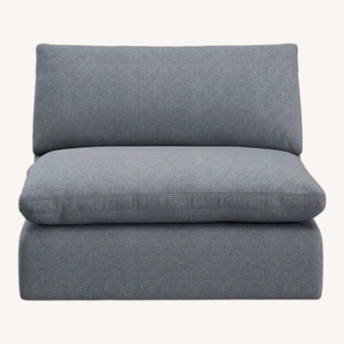 Used Bob's Discount Furniture Dream Gray Armless Chair for sale on AptDeco