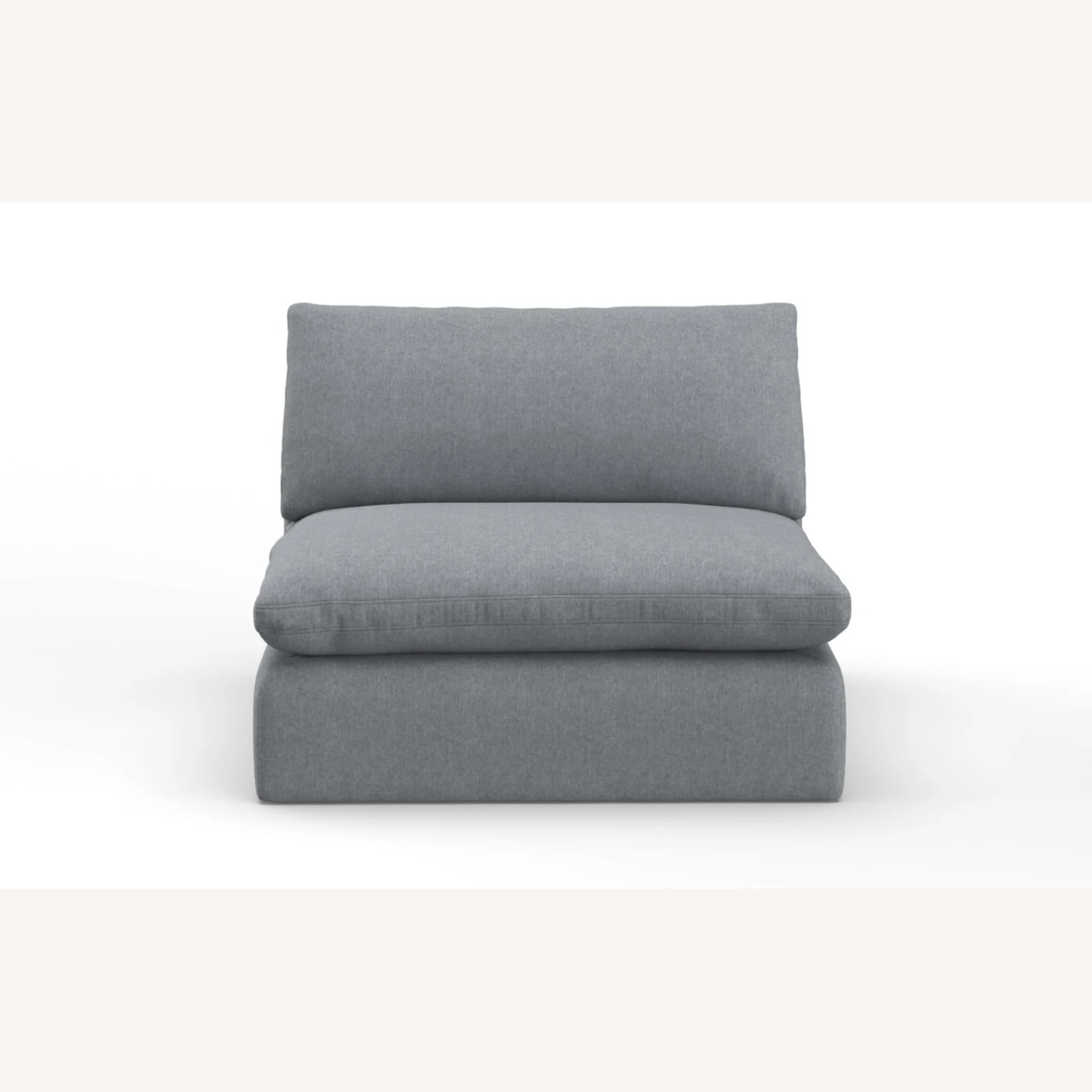 Bob's Discount Furniture Dream Gray Armless Chair - image-4