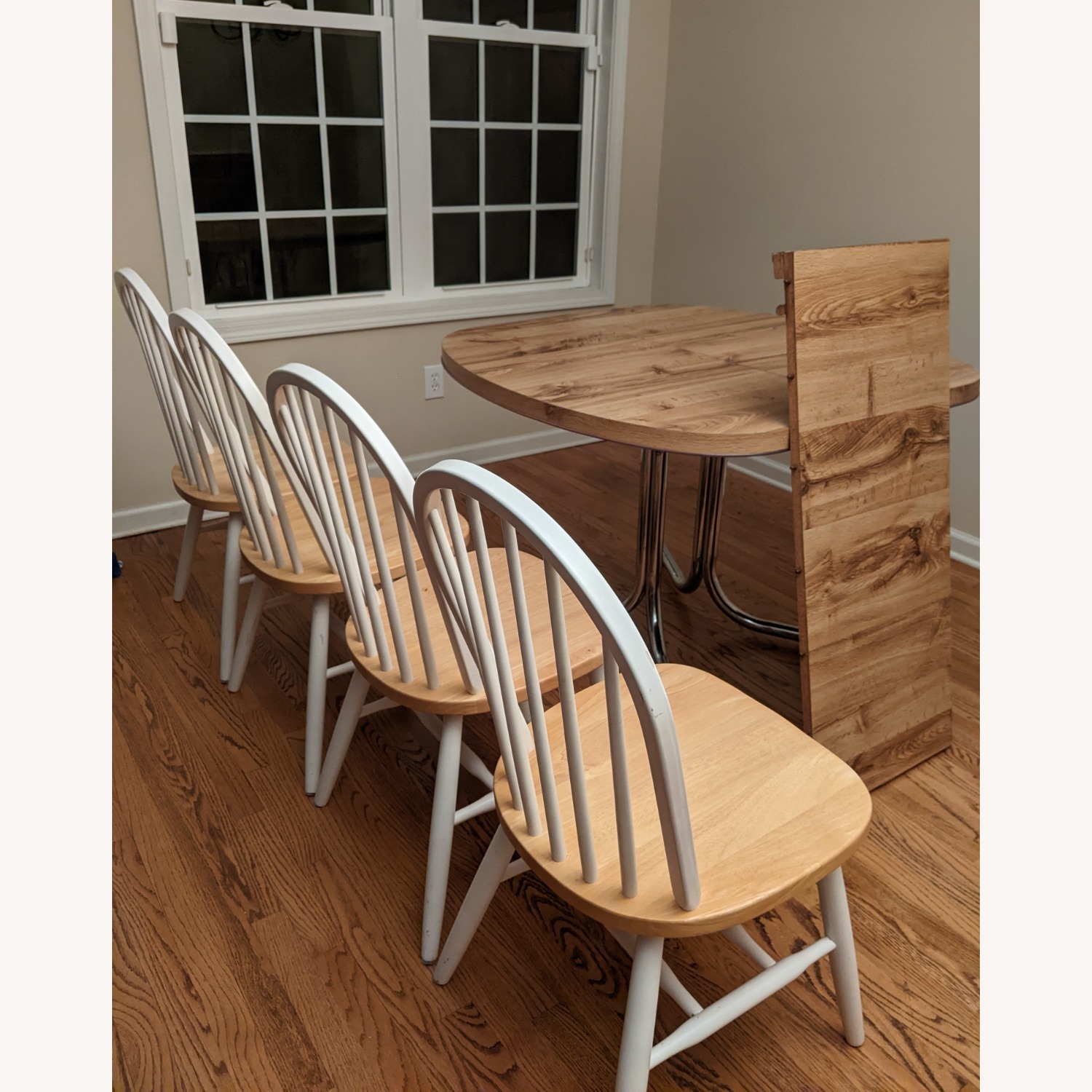 Wood and Metal Dining Set - image-6