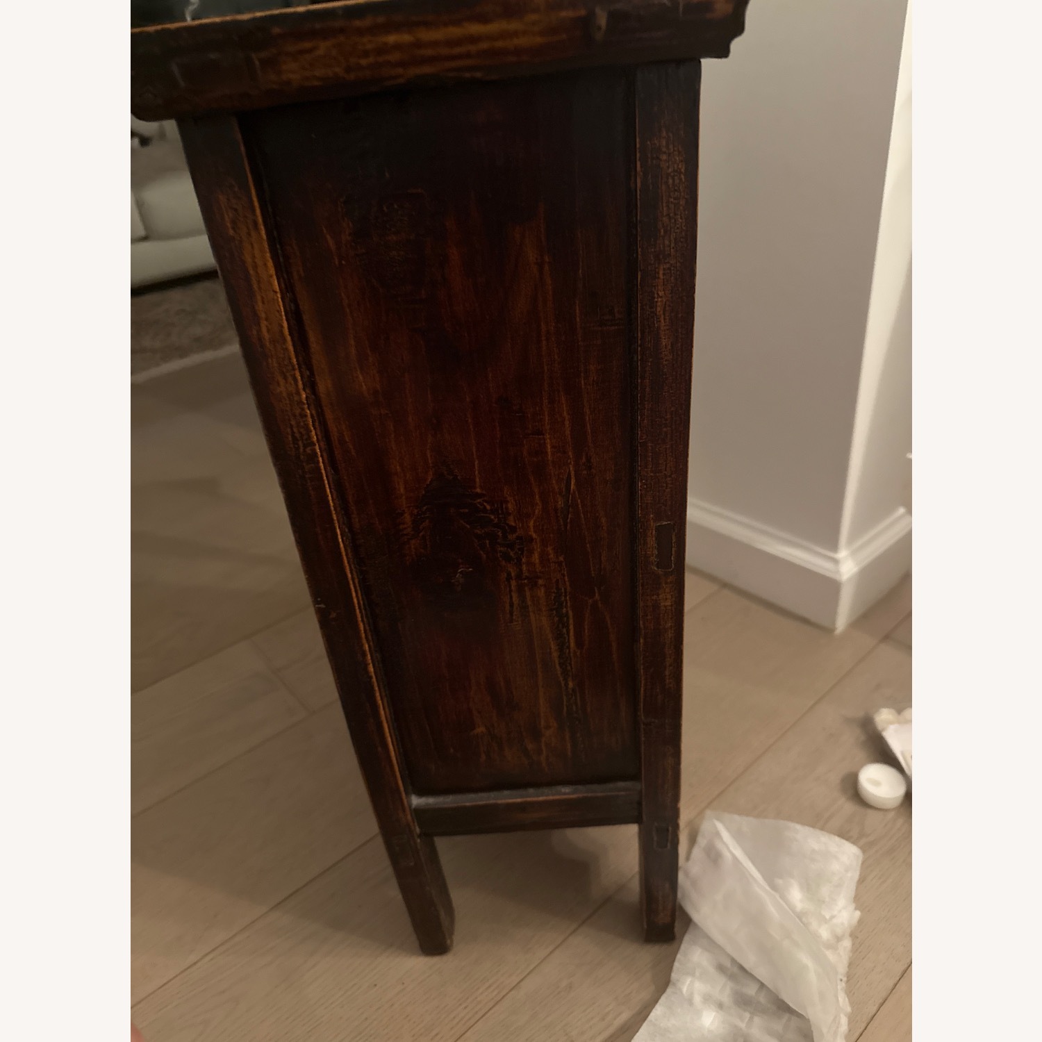 Vintage/Antique Finds Dark Brown Wood Chest - image-3